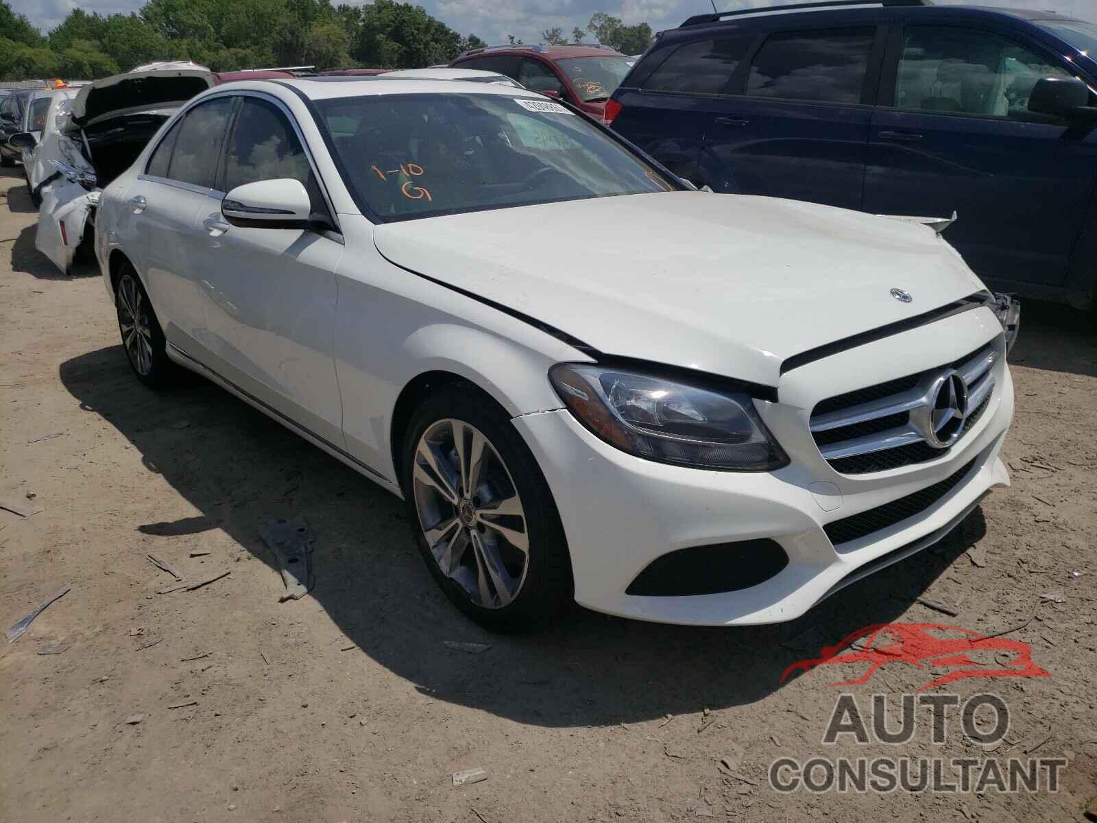 MERCEDES-BENZ C CLASS 2018 - 55SWF4JB3JU241388