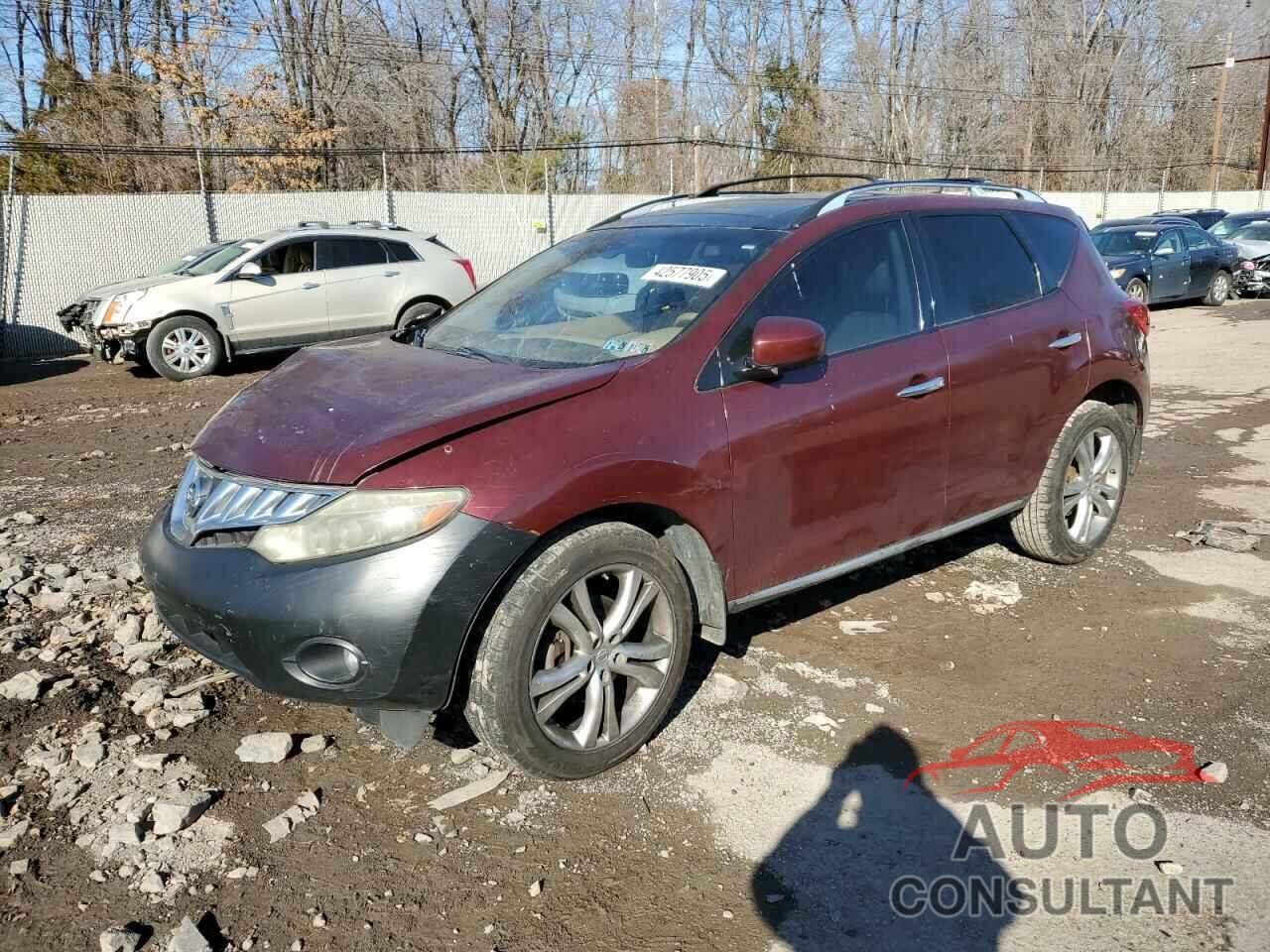 NISSAN MURANO 2009 - JN8AZ18W49W114784