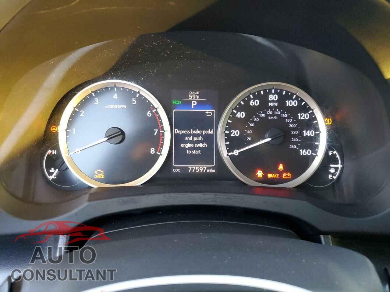 LEXUS IS 2016 - JTHBA1D25G5004502