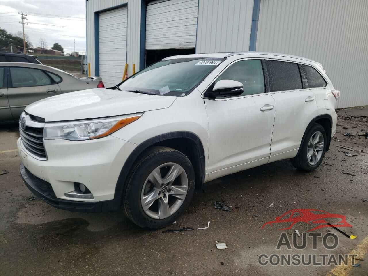 TOYOTA HIGHLANDER 2016 - 5TDDKRFH2GS353540