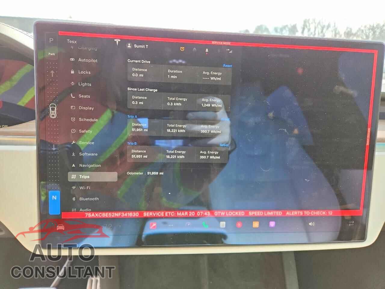 TESLA MODEL X 2022 - 7SAXCBE52NF341630