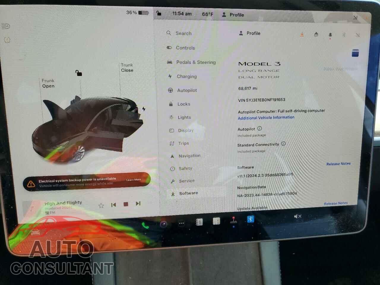 TESLA MODEL 3 2022 - 5YJ3E1EB0NF191653