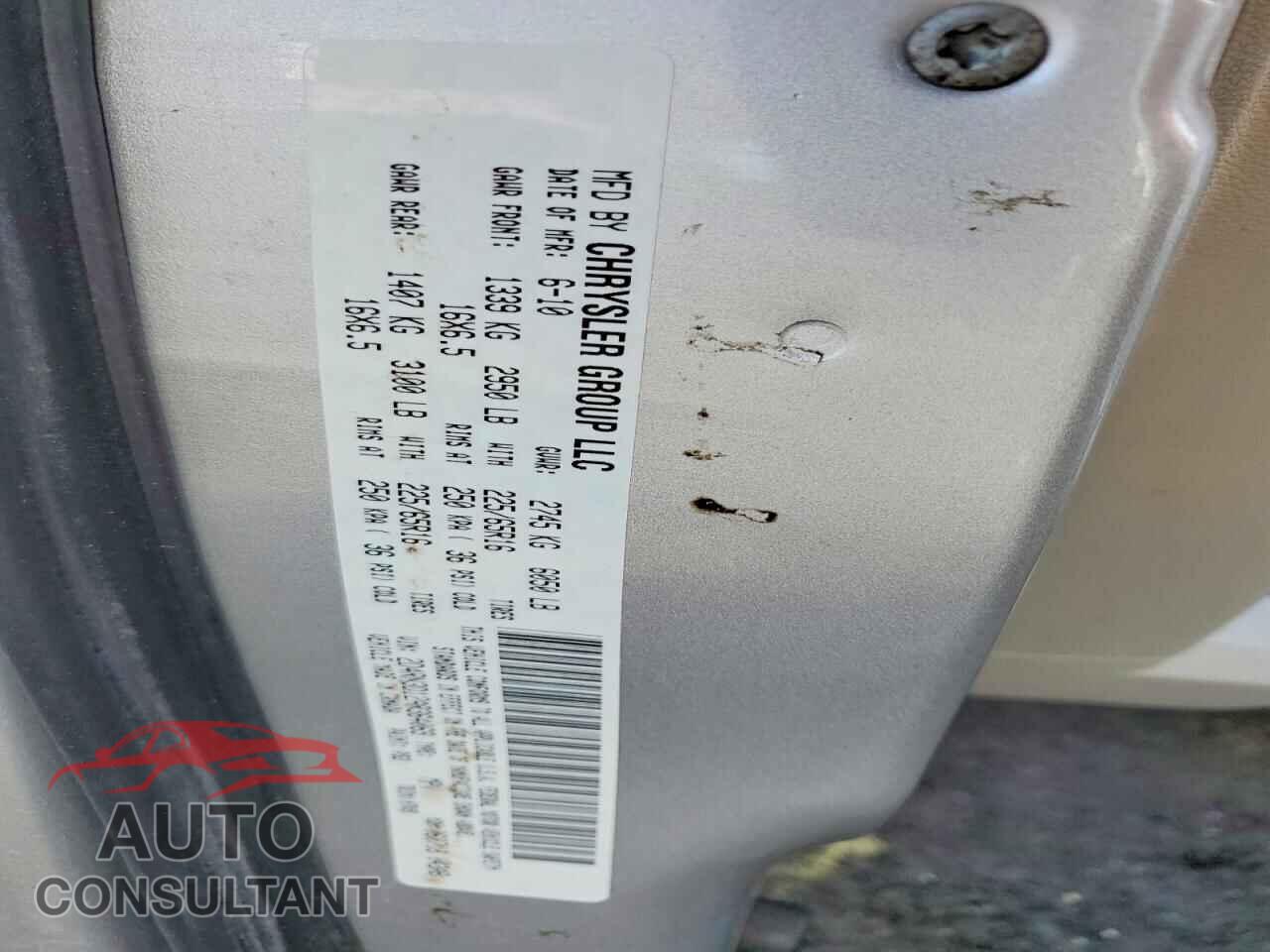 DODGE CARAVAN 2010 - 2D4RN3D12AR364069