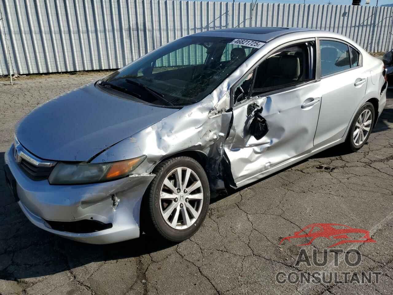 HONDA CIVIC 2012 - 19XFB2F93CE329809