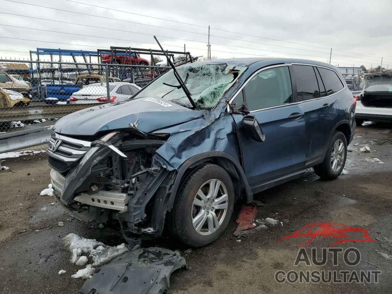 HONDA PILOT 2017 - 5FNYF6H14HB089764