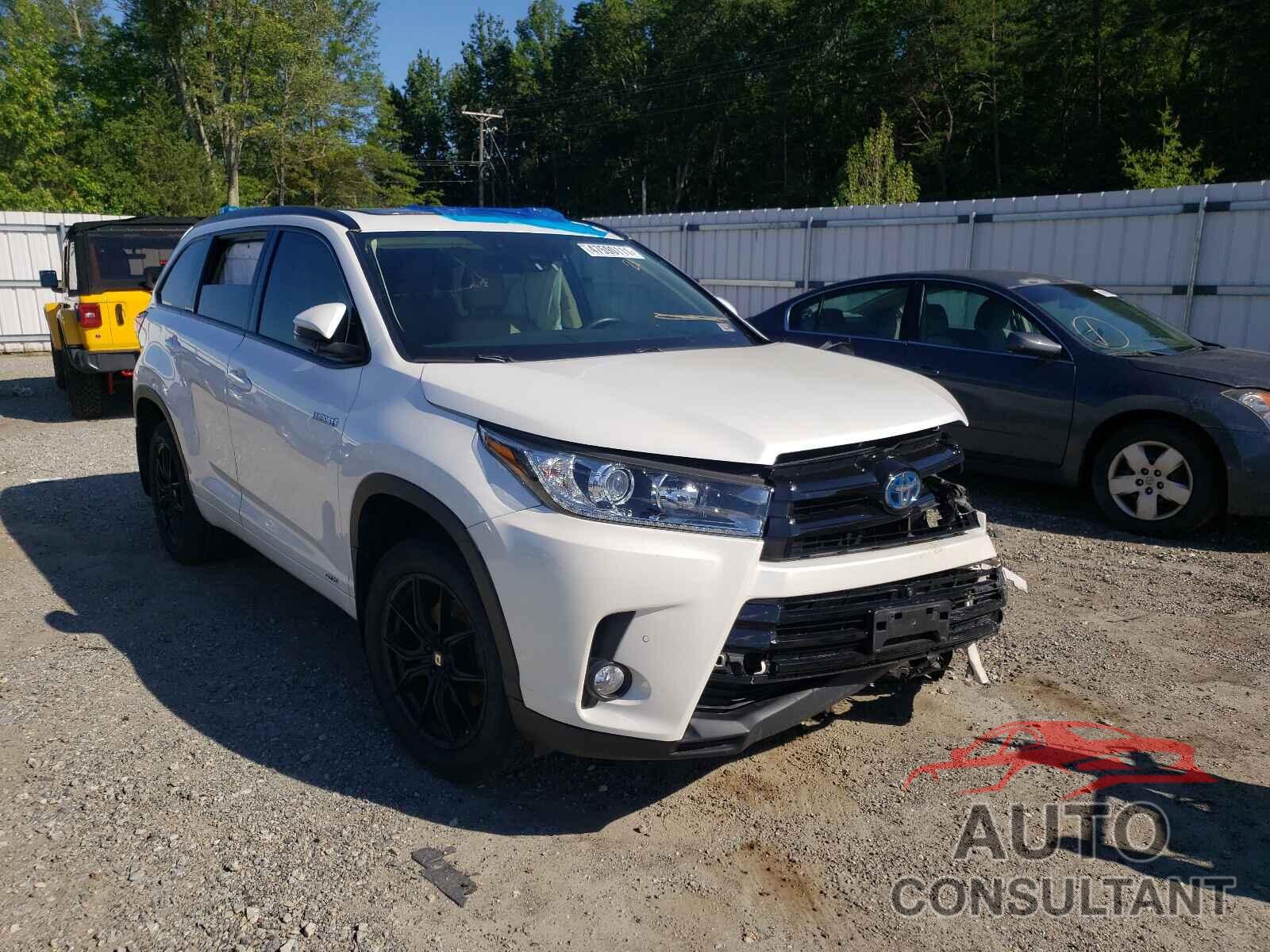 TOYOTA HIGHLANDER 2017 - 5TDDGRFH6HS034578