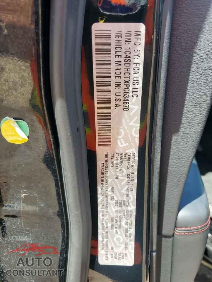 DODGE DURANGO 2023 - 1C4SDHCTXPC634670