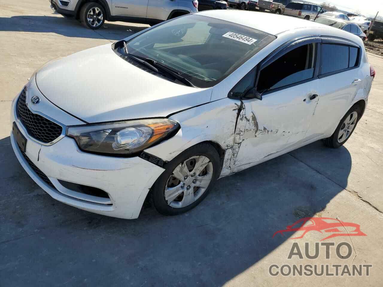 KIA FORTE 2016 - KNAFK5A81G5582058