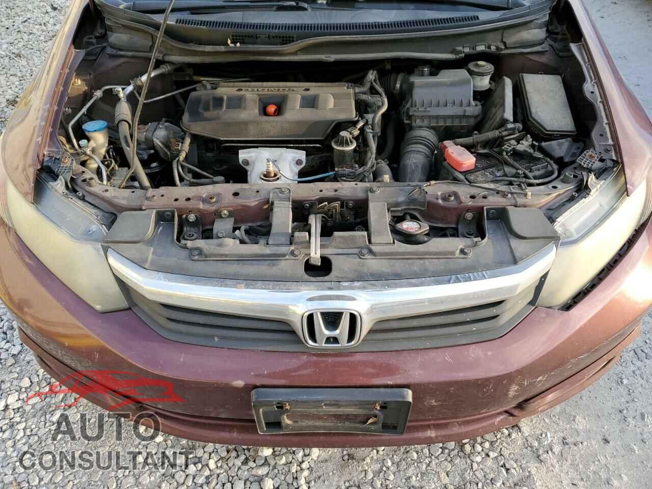 HONDA CIVIC 2012 - 2HGFB2F86CH592714