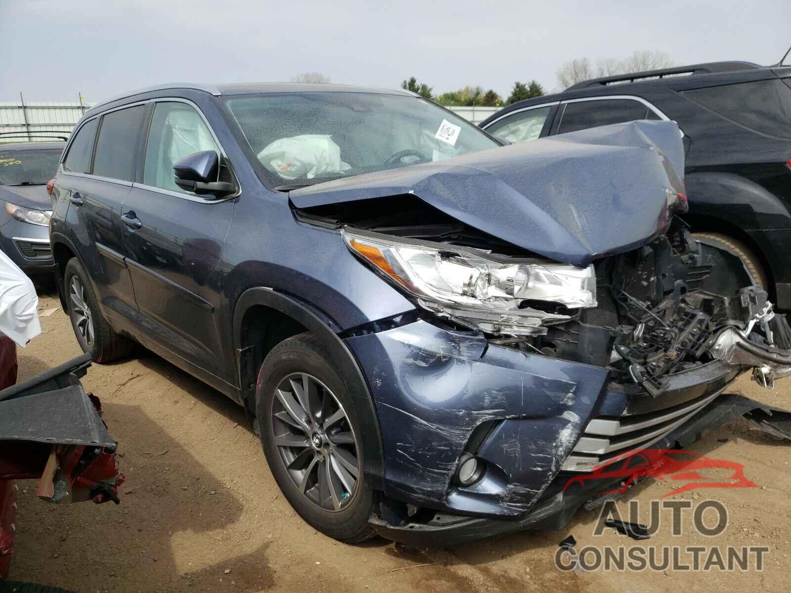 TOYOTA HIGHLANDER 2017 - 5TDJZRFHXHS394126