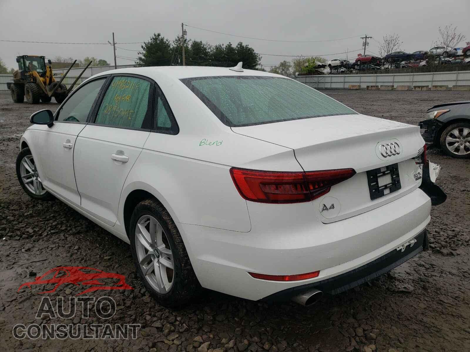 AUDI A4 2017 - WAUANAF4XHN055587