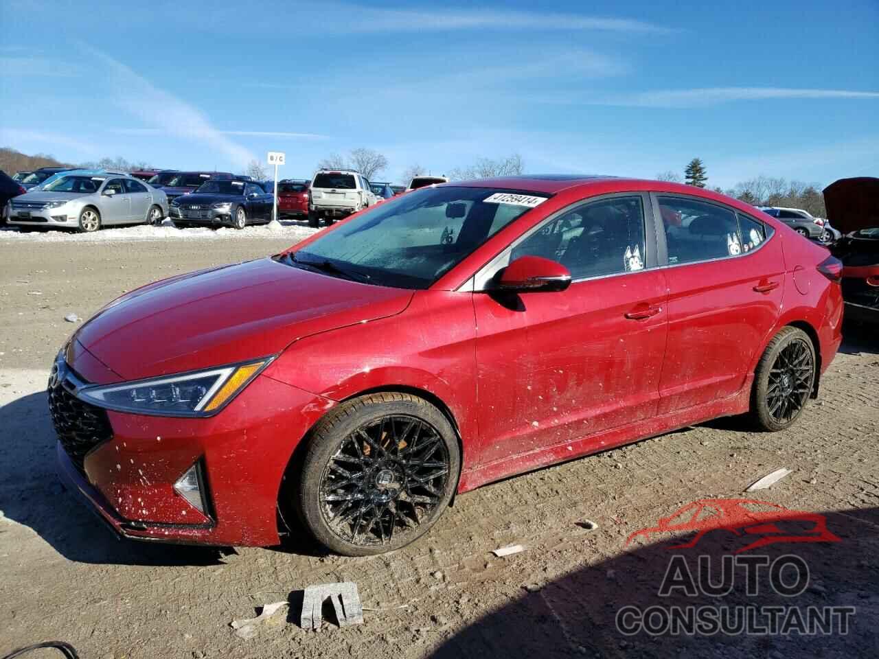 HYUNDAI ELANTRA 2019 - KMHD04LB8KU840847