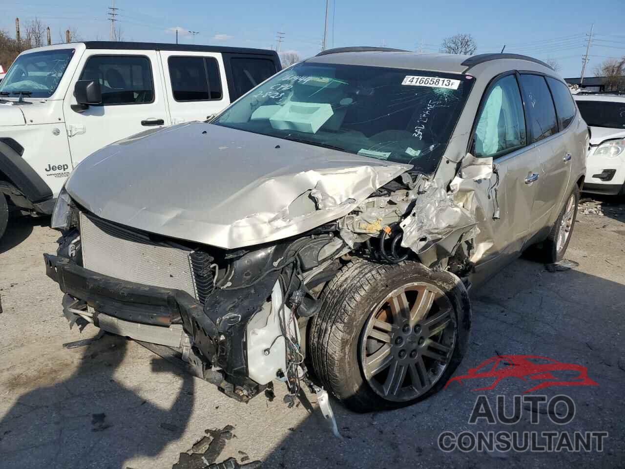 CHEVROLET TRAVERSE 2014 - 1GNKRGKD6EJ129392