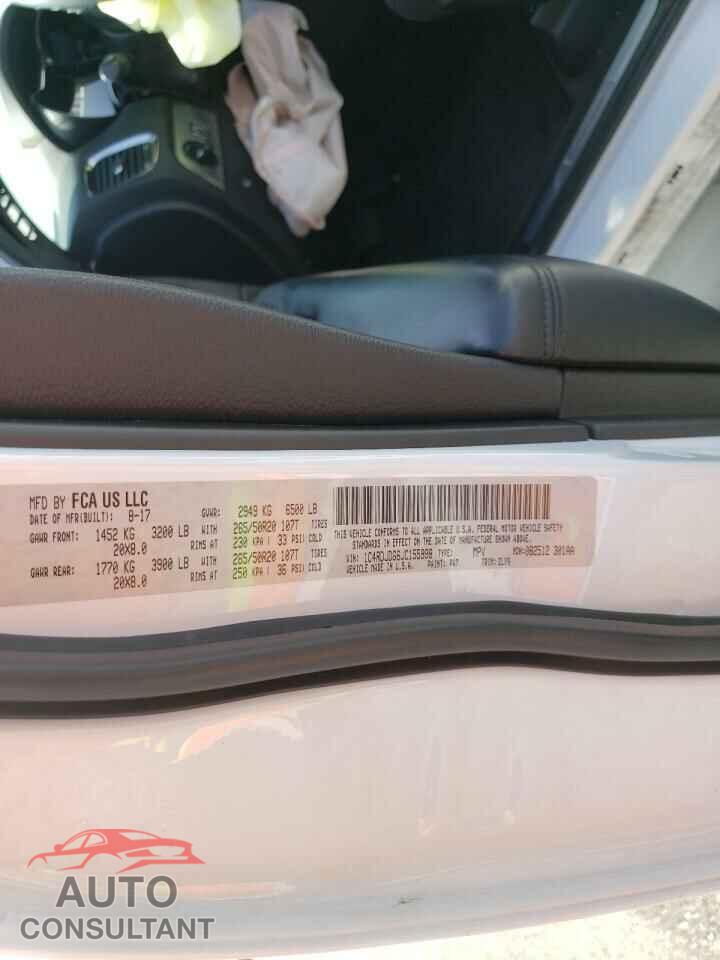 DODGE DURANGO 2018 - 1C4RDJDG6JC155998