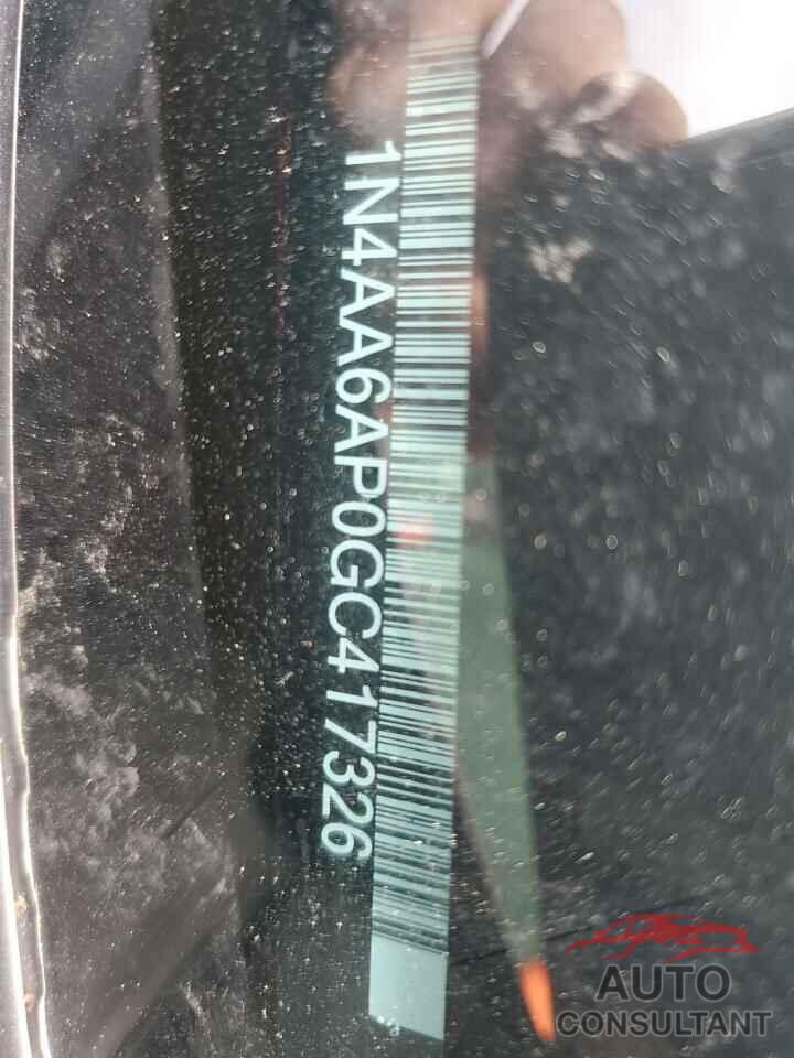 NISSAN MAXIMA 2016 - 1N4AA6AP0GC417326