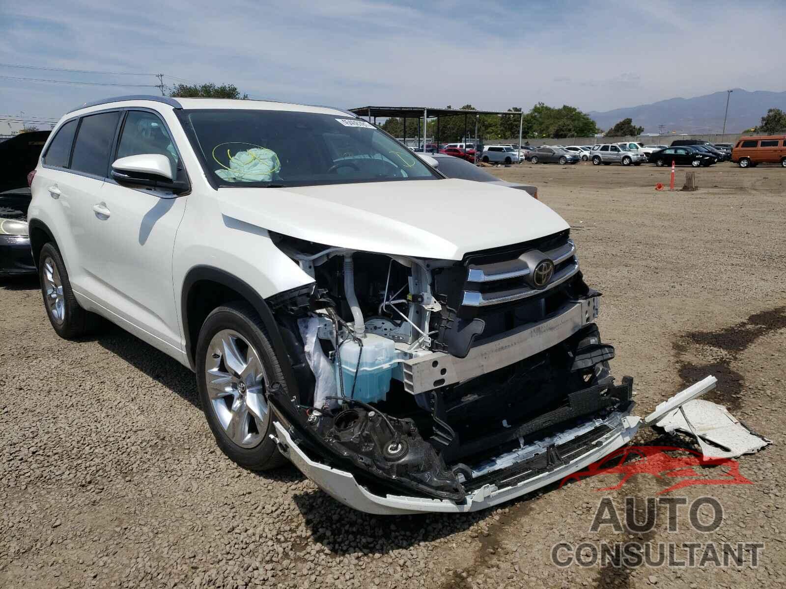 TOYOTA HIGHLANDER 2018 - 5TDYZRFH6JS271105