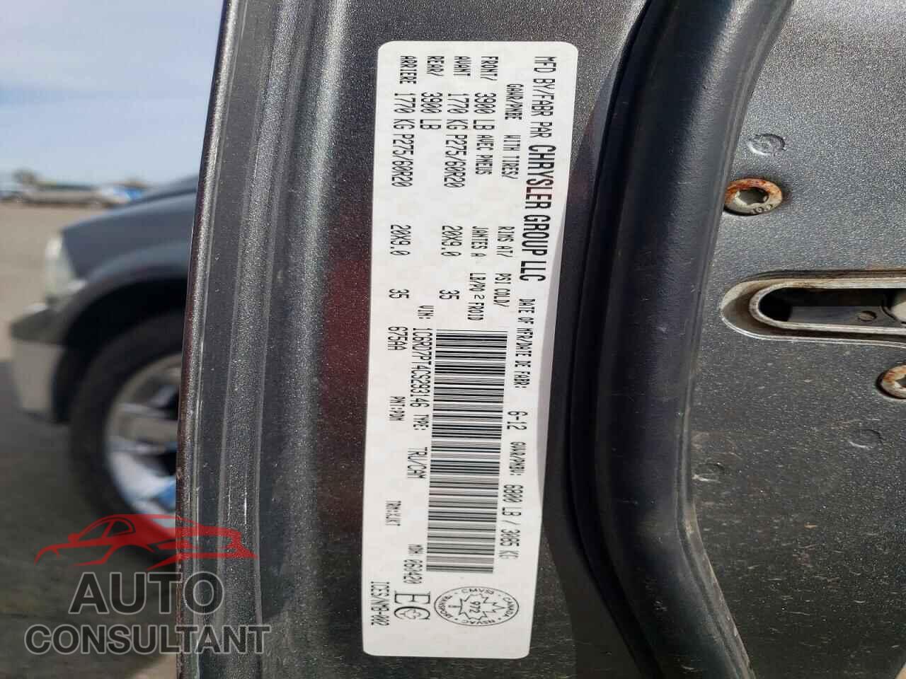 DODGE RAM 1500 2012 - 1C6RD7PT4CS293146