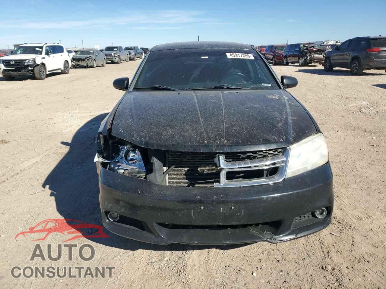DODGE AVENGER 2013 - 1C3CDZCB8DN617856