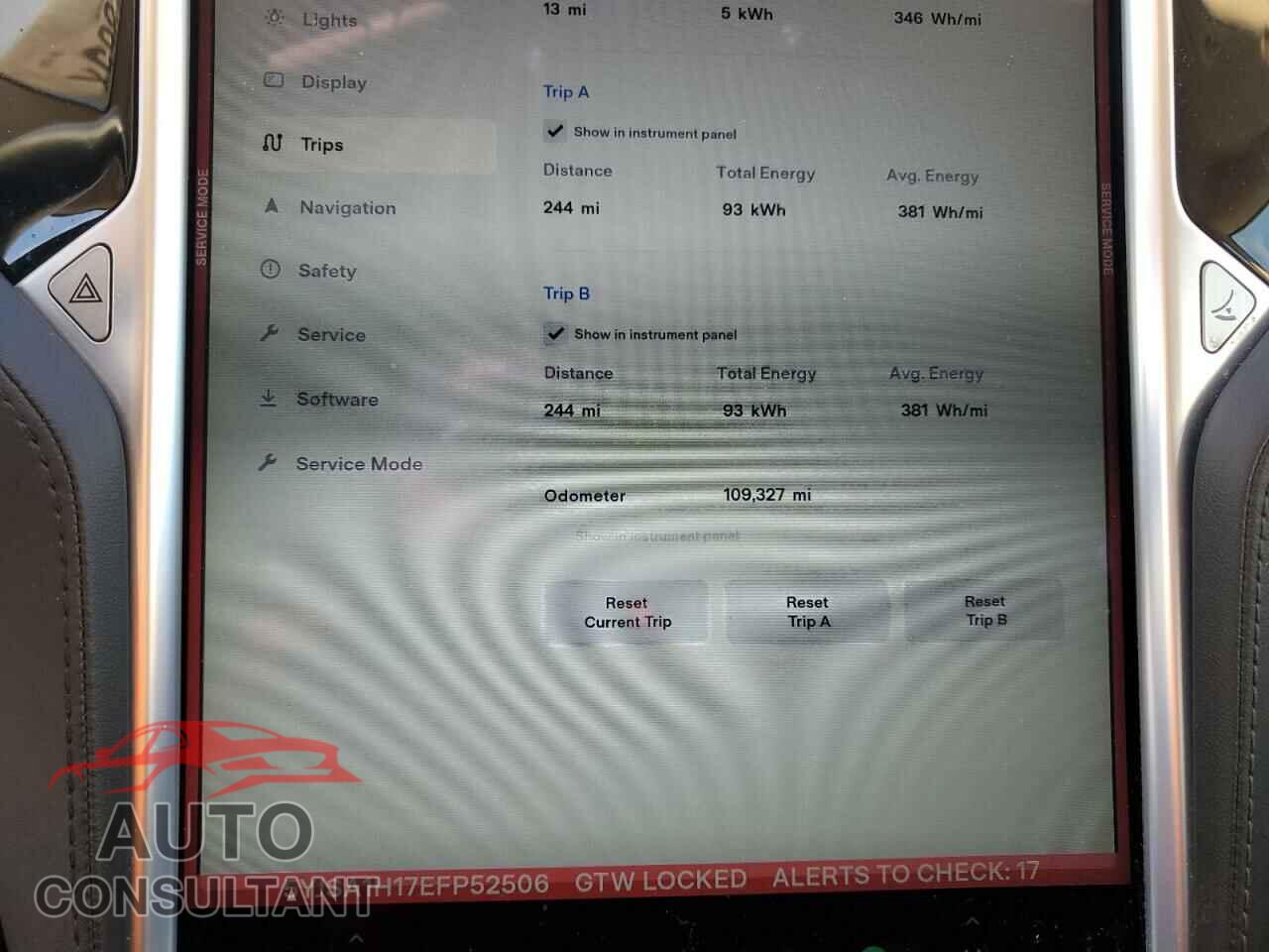 TESLA MODEL S 2014 - 5YJSA1H17EFP52506