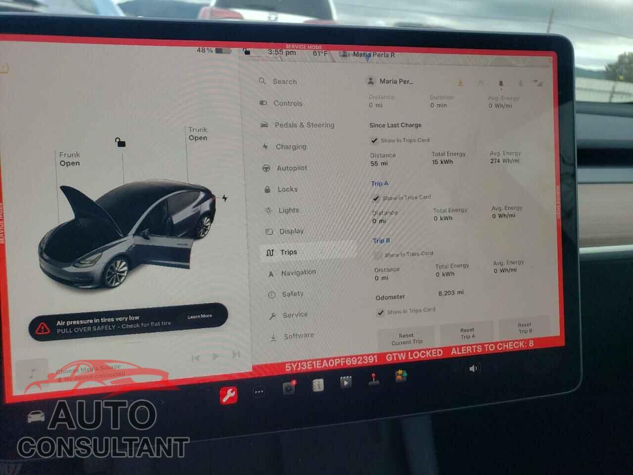 TESLA MODEL 3 2023 - 5YJ3E1EA0PF692391