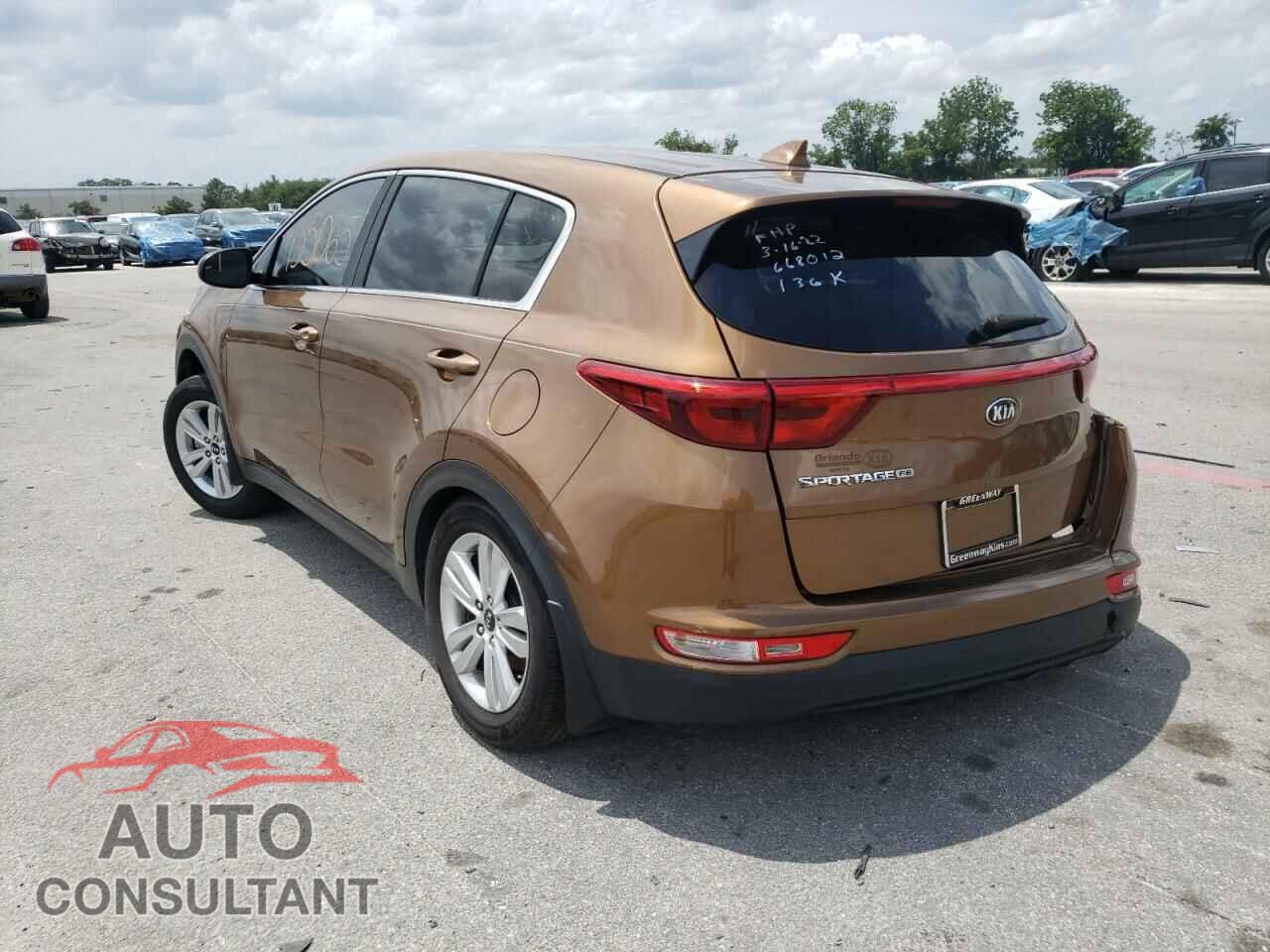 KIA SPORTAGE 2017 - KNDPM3AC2H7154872