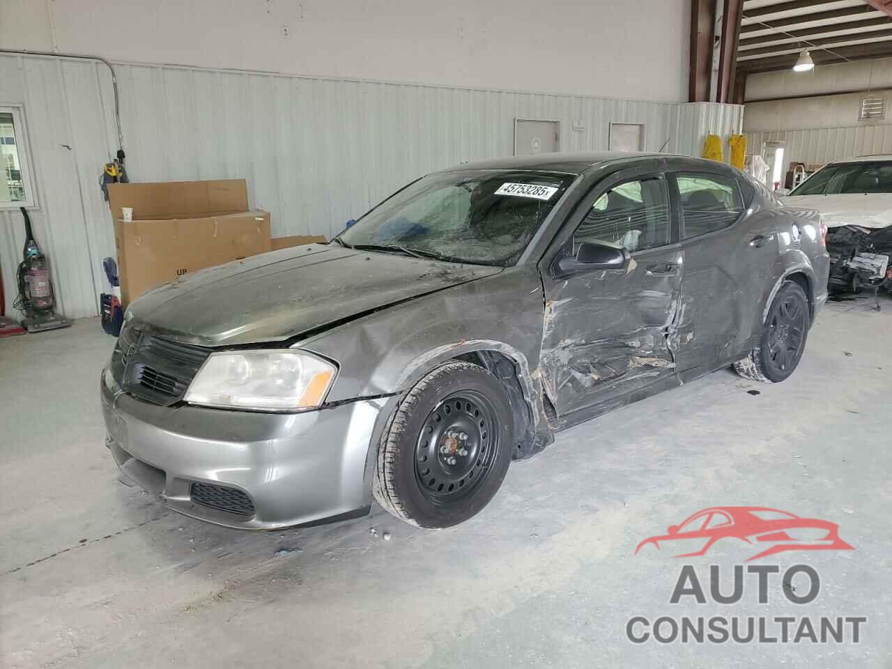 DODGE AVENGER 2013 - 1C3CDZAB0DN619538