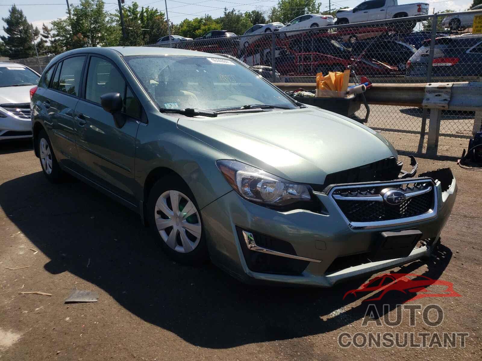 SUBARU IMPREZA 2016 - JF1GPAA69GH310491