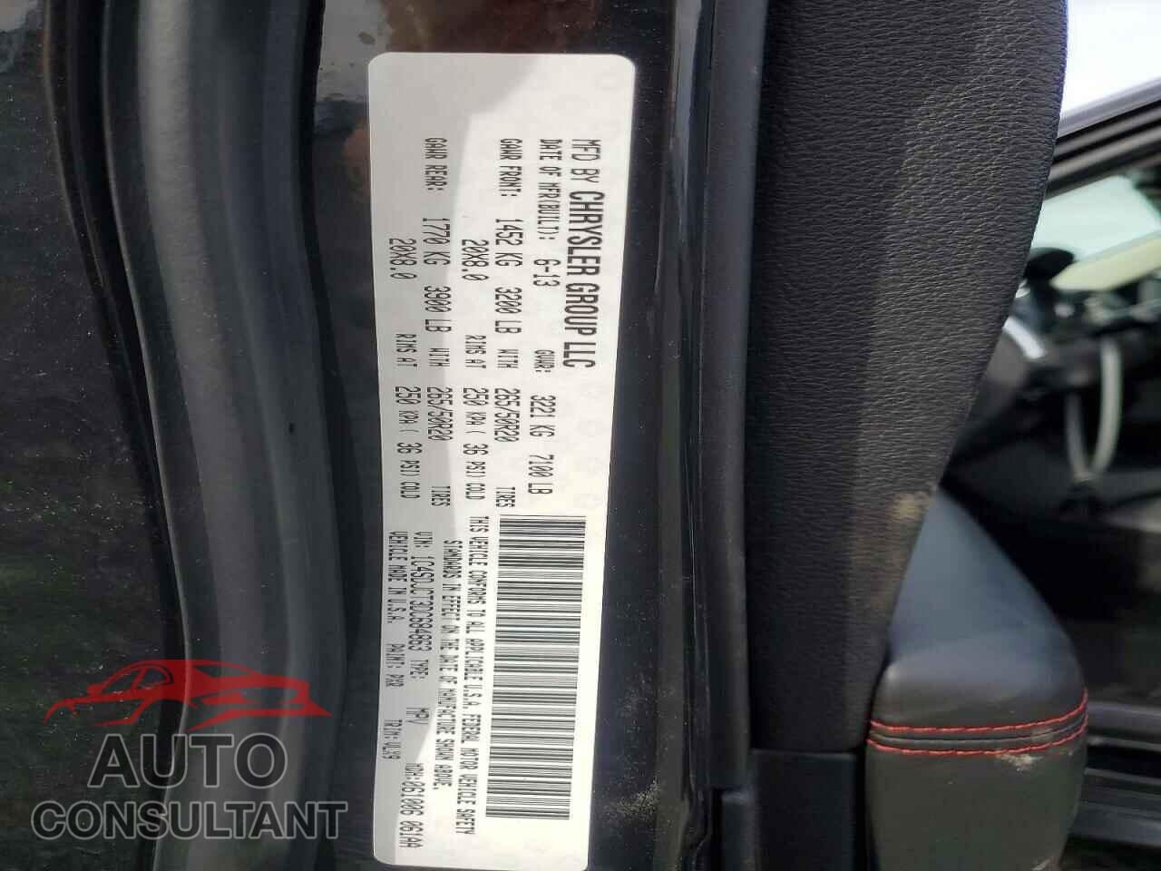 DODGE DURANGO 2013 - 1C4SDJCT3DC684863