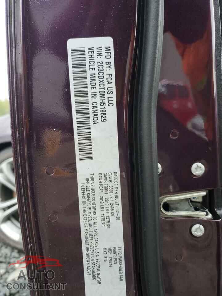 DODGE CHARGER 2021 - 2C3CDXCT0MH519829