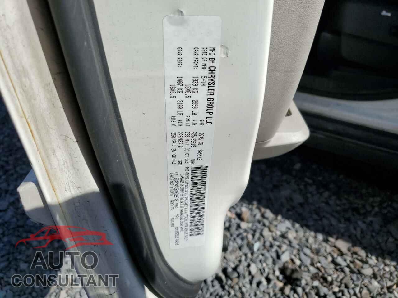 DODGE CARAVAN 2010 - 2D4RN4DE8AR339749