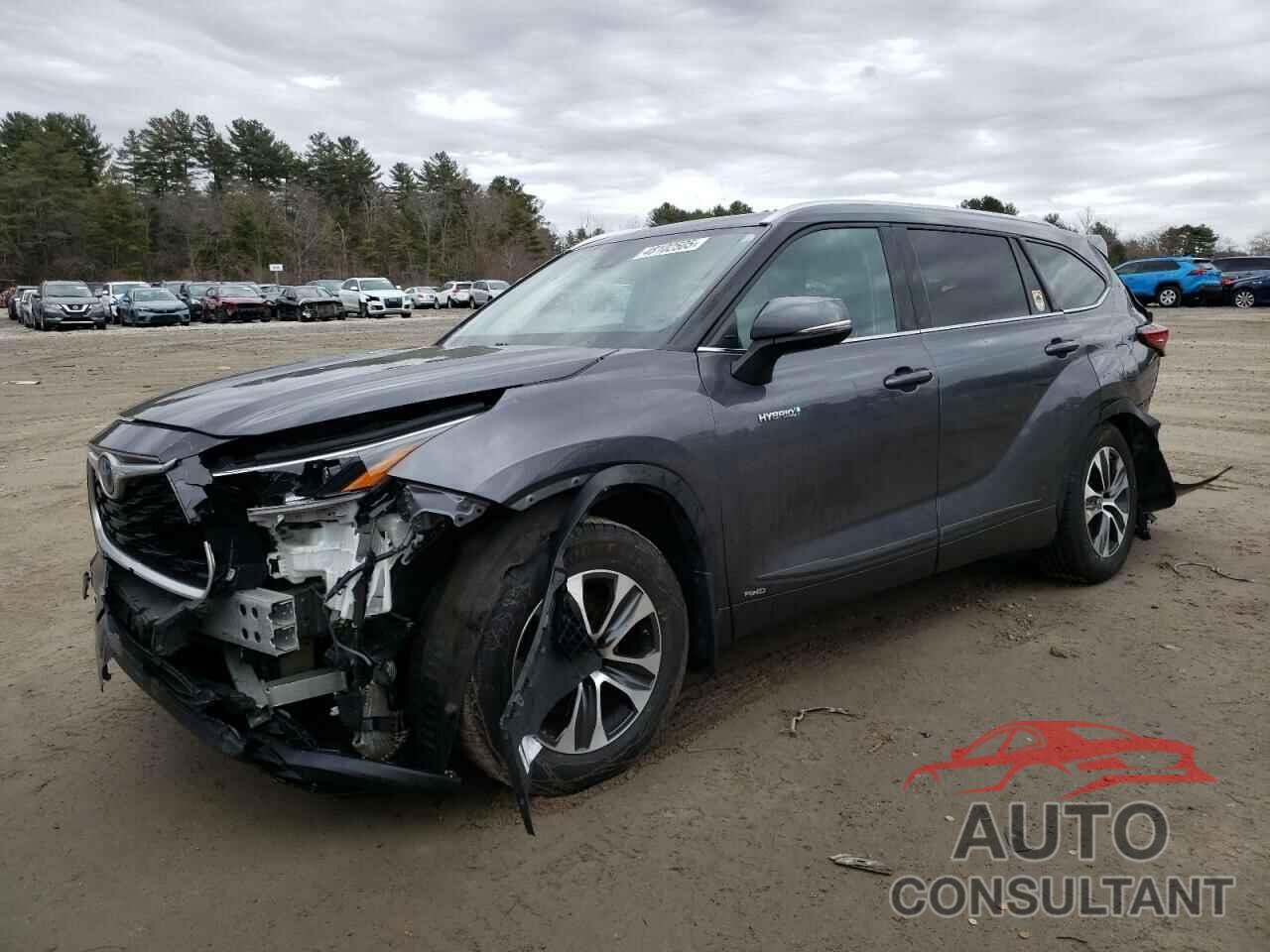 TOYOTA HIGHLANDER 2021 - 5TDGBRCH1MS522539