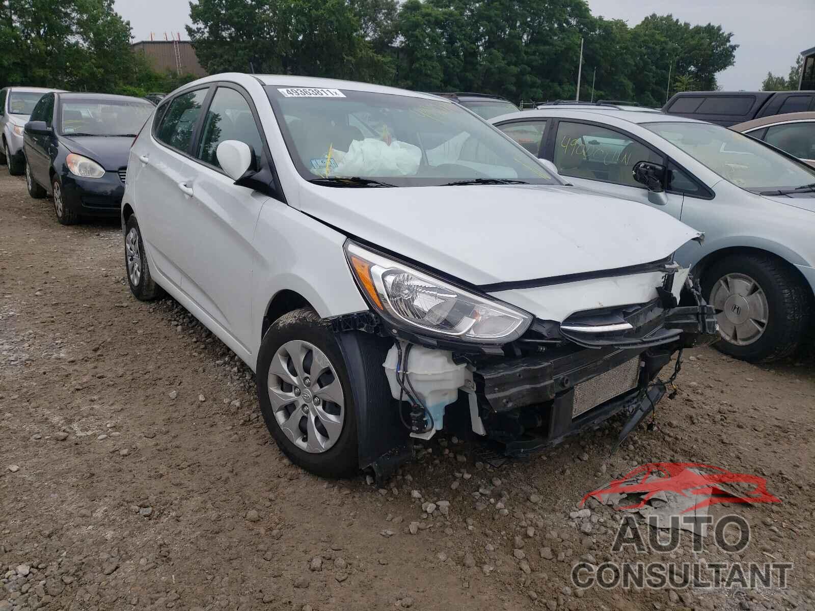 HYUNDAI ACCENT 2017 - KMHCT5AE8HU365893