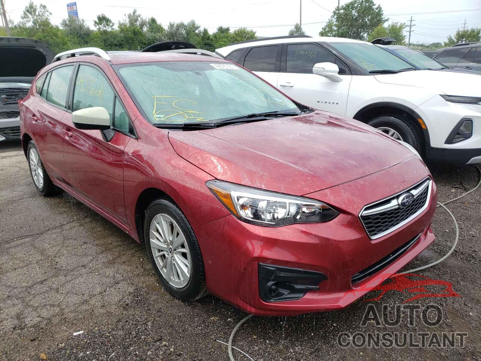 SUBARU IMPREZA 2018 - 4S3GTAB67J3734972