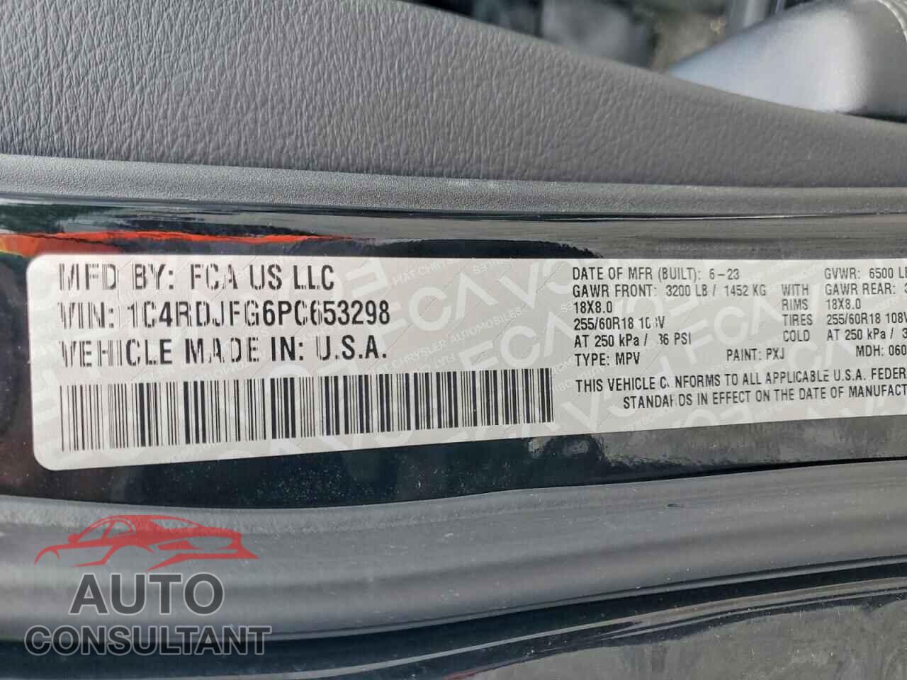 DODGE DURANGO 2023 - 1C4RDJFG6PC653298