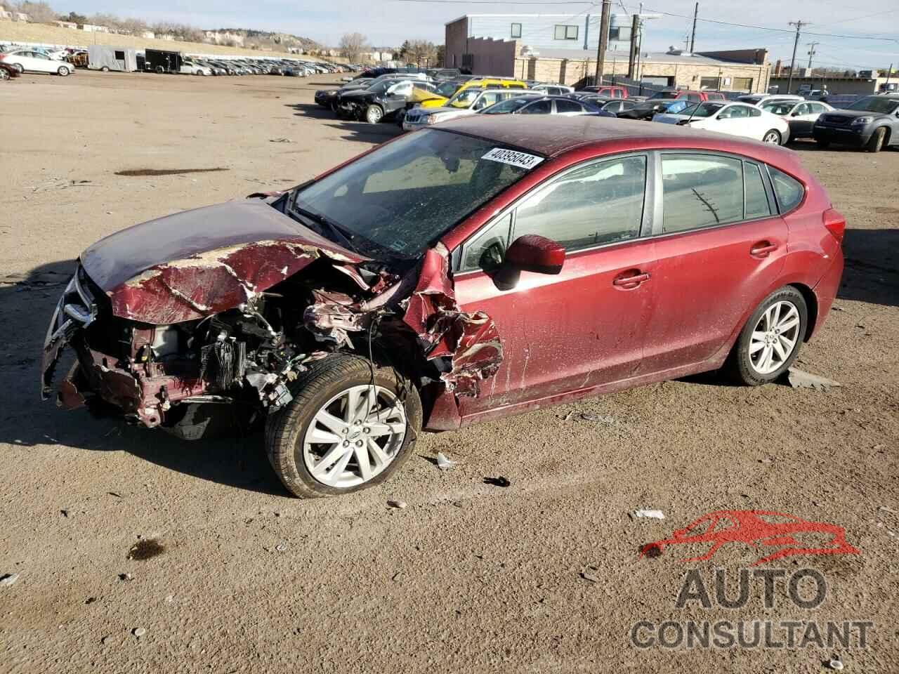 SUBARU IMPREZA 2016 - JF1GPAB68G8346591