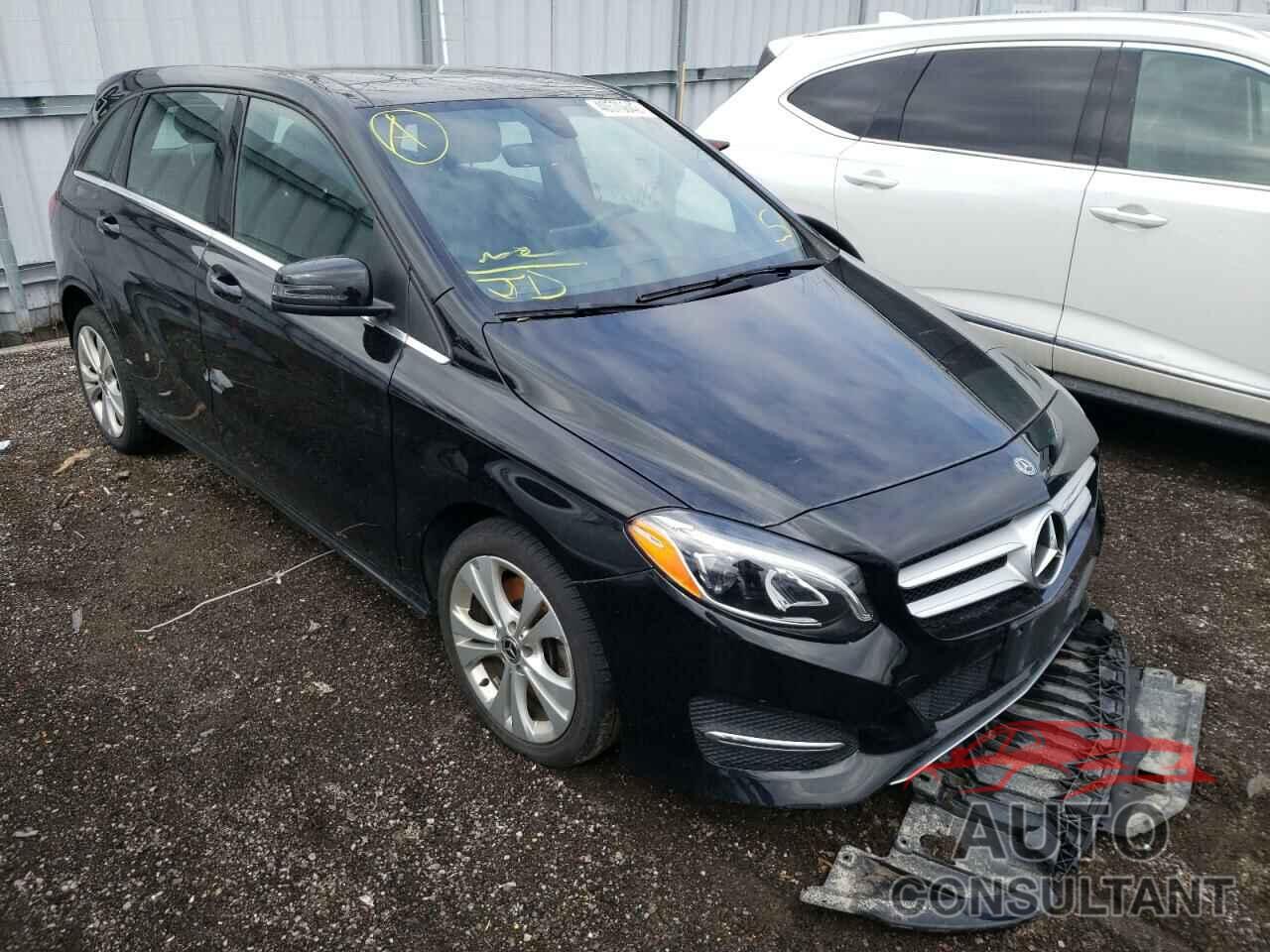 MERCEDES-BENZ B-CLASS 2019 - WDDMH4GB9KJ535212