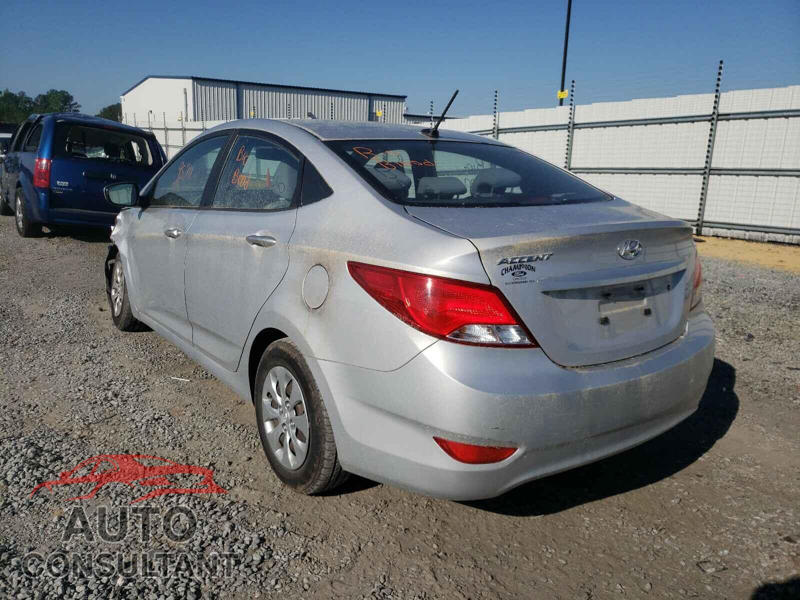HYUNDAI ACCENT 2016 - KMHCT4AE3GU094251