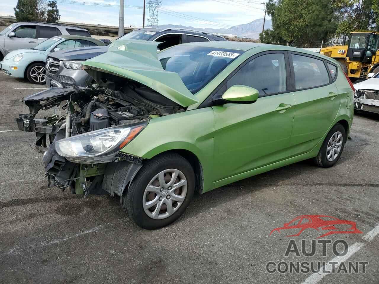 HYUNDAI ACCENT 2012 - KMHCT5AEXCU056810