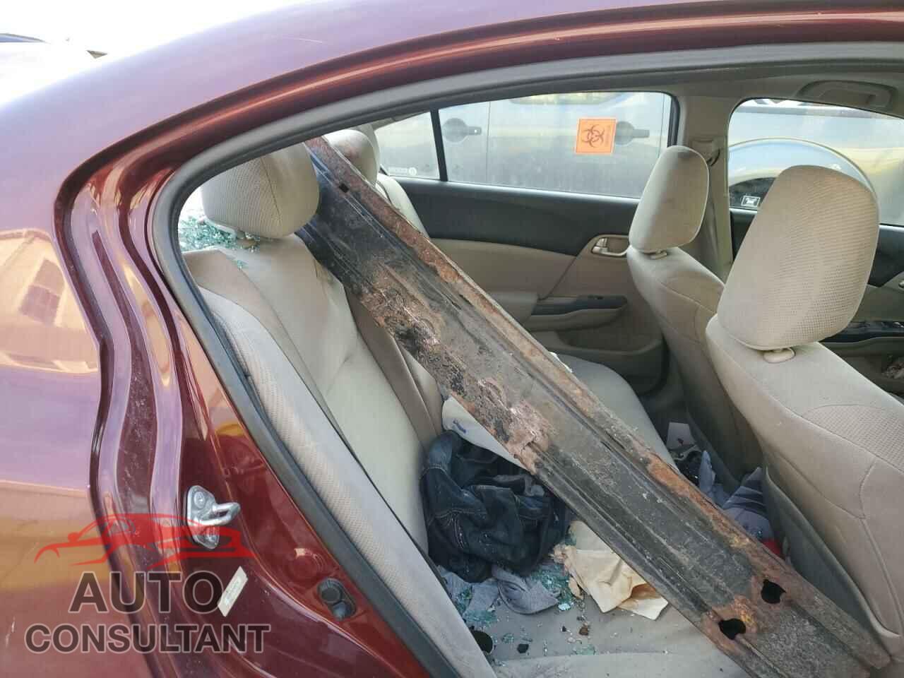 HONDA CIVIC 2012 - 2HGFB2F86CH592714
