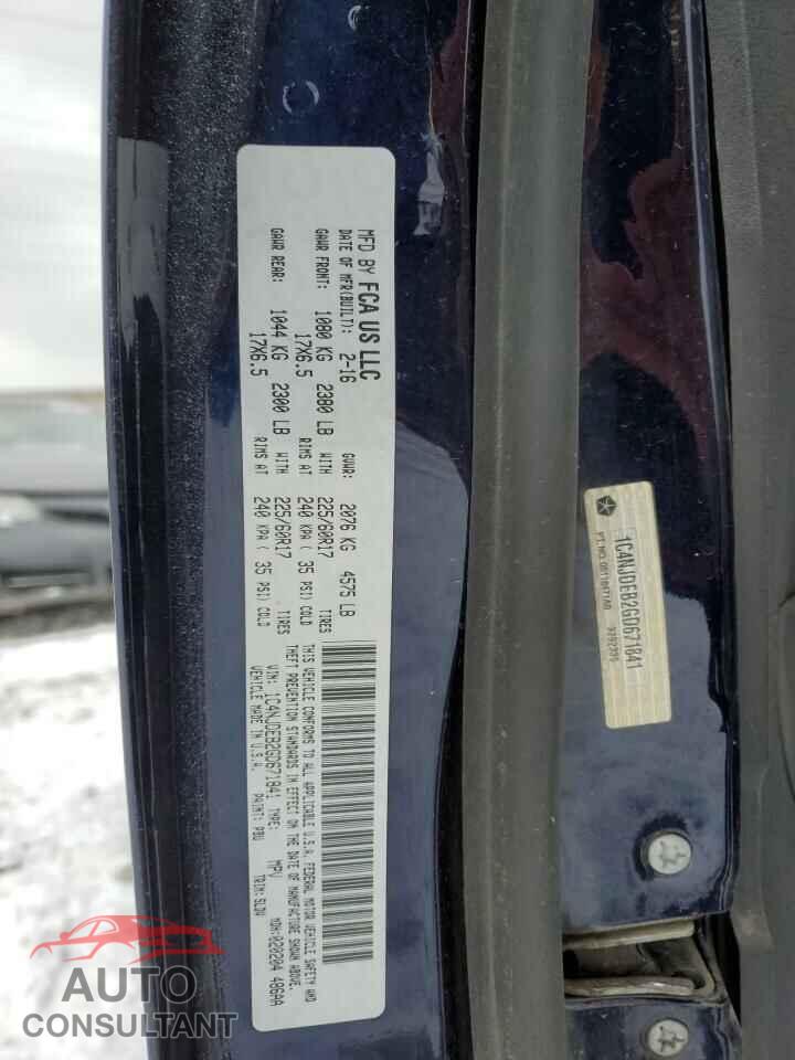 JEEP COMPASS 2016 - 1C4NJDEB2GD671841
