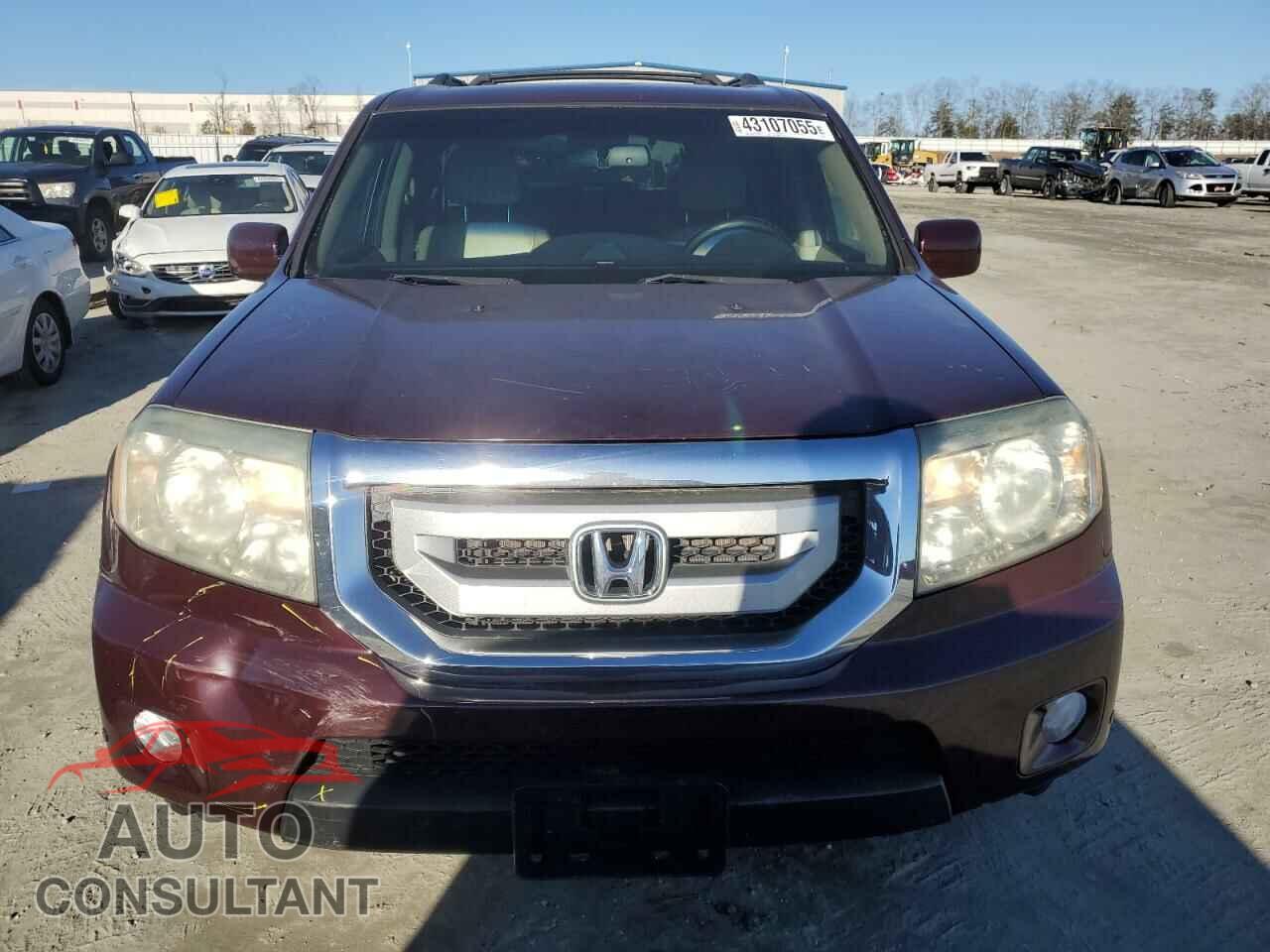 HONDA PILOT 2011 - 5FNYF3H99BB043455