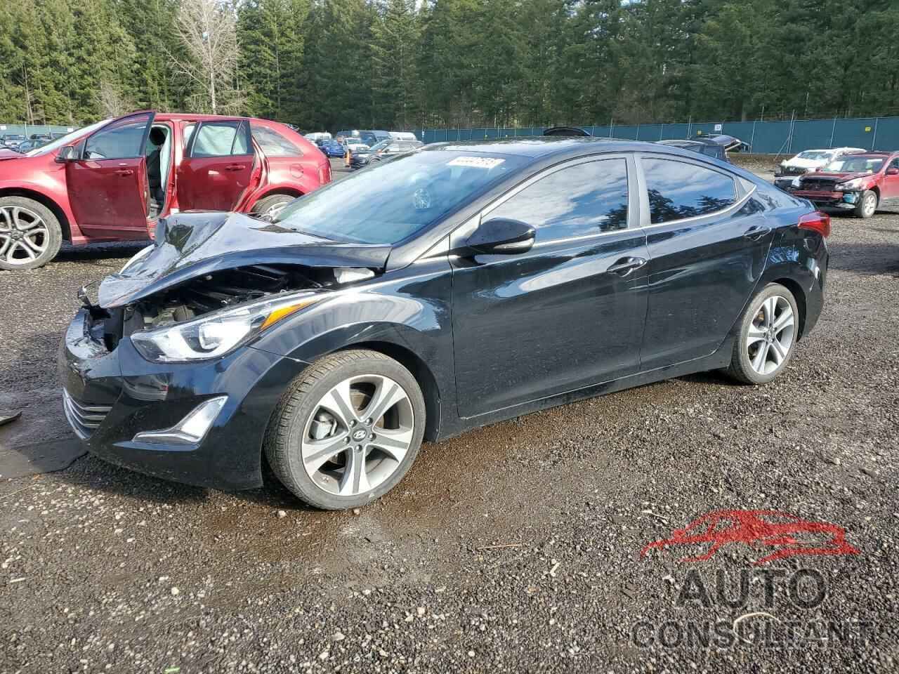 HYUNDAI ELANTRA 2015 - KMHDH4AH3FU371835