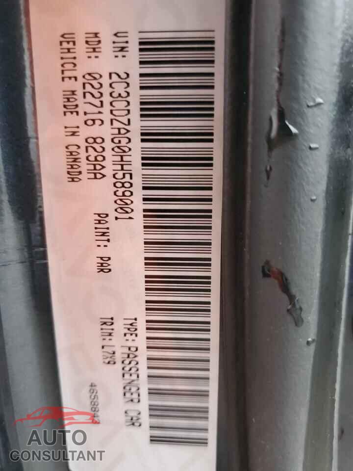 DODGE CHALLENGER 2017 - 2C3CDZAG0HH589001