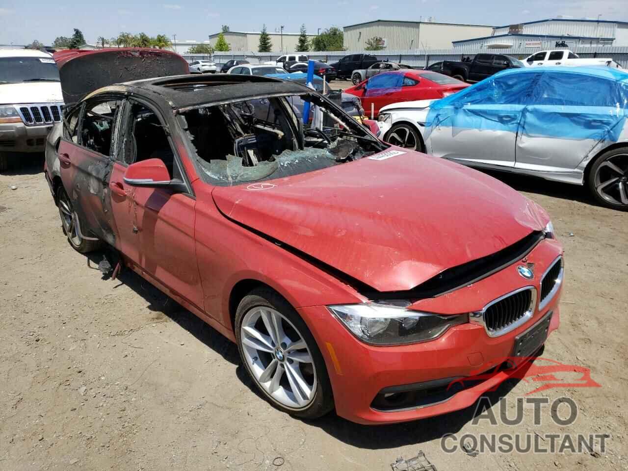 BMW 3 SERIES 2017 - WBA8E1G51HNU14668