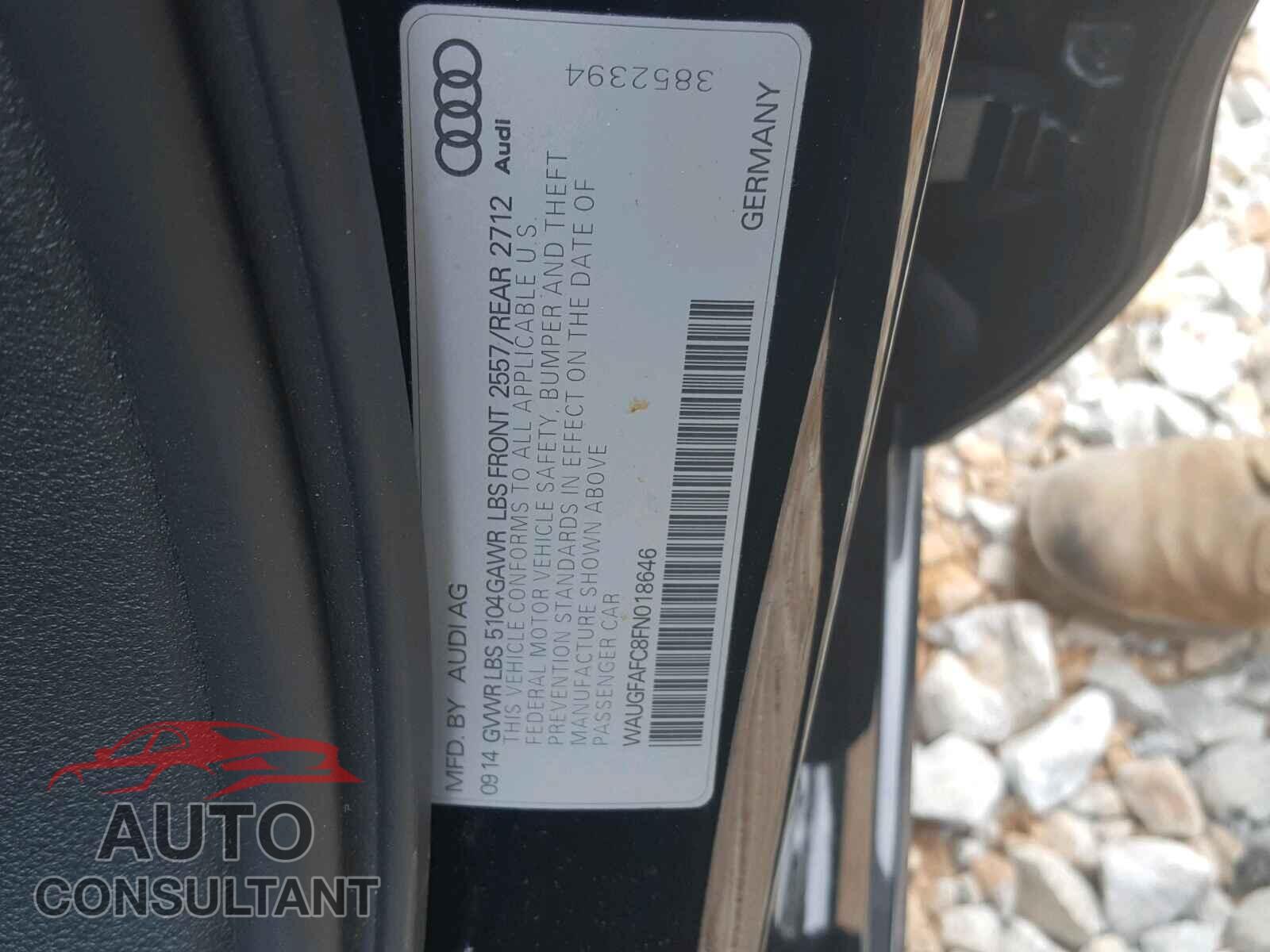 AUDI A6 2015 - WAUGFAFC8FN018646