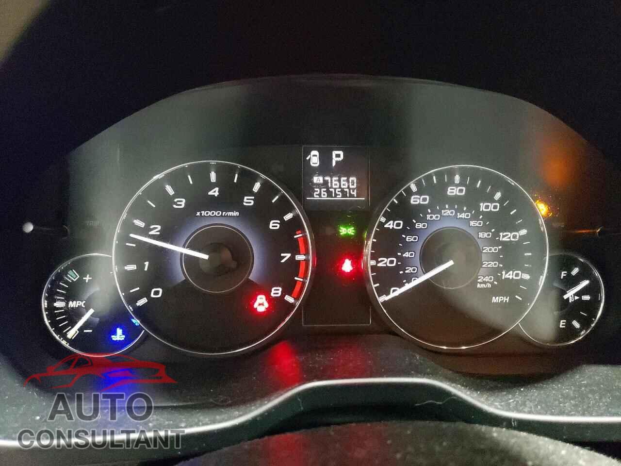 SUBARU OUTBACK 2011 - 4S4BRBCC8B3354538