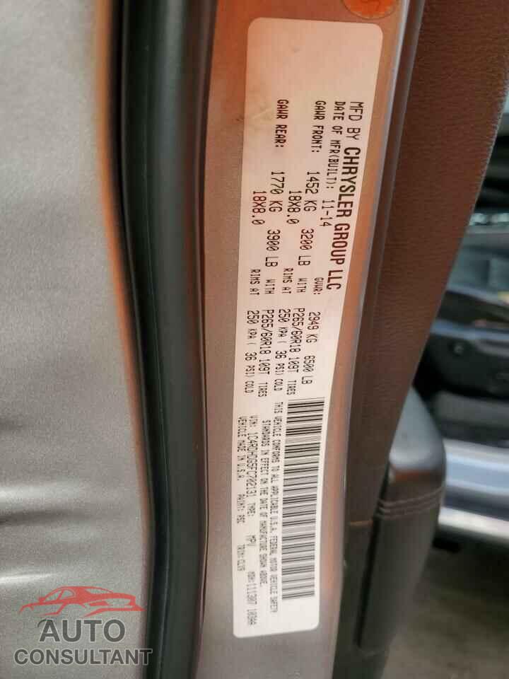 DODGE DURANGO 2015 - 1C4RDHDG5FC702131