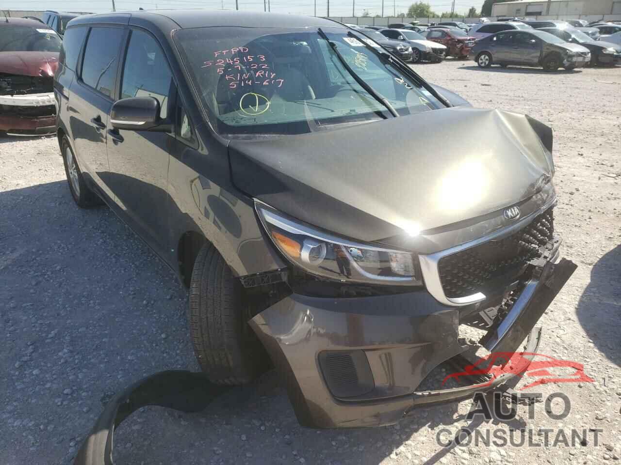 KIA SEDONA 2017 - KNDMB5C11H6225193