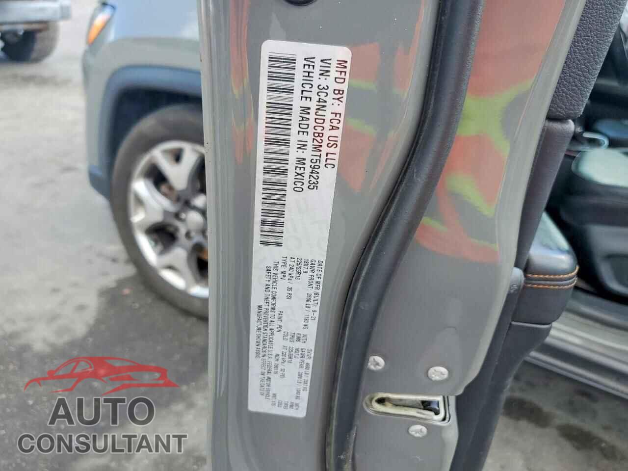 JEEP COMPASS 2021 - 3C4NJDCB2MT594235