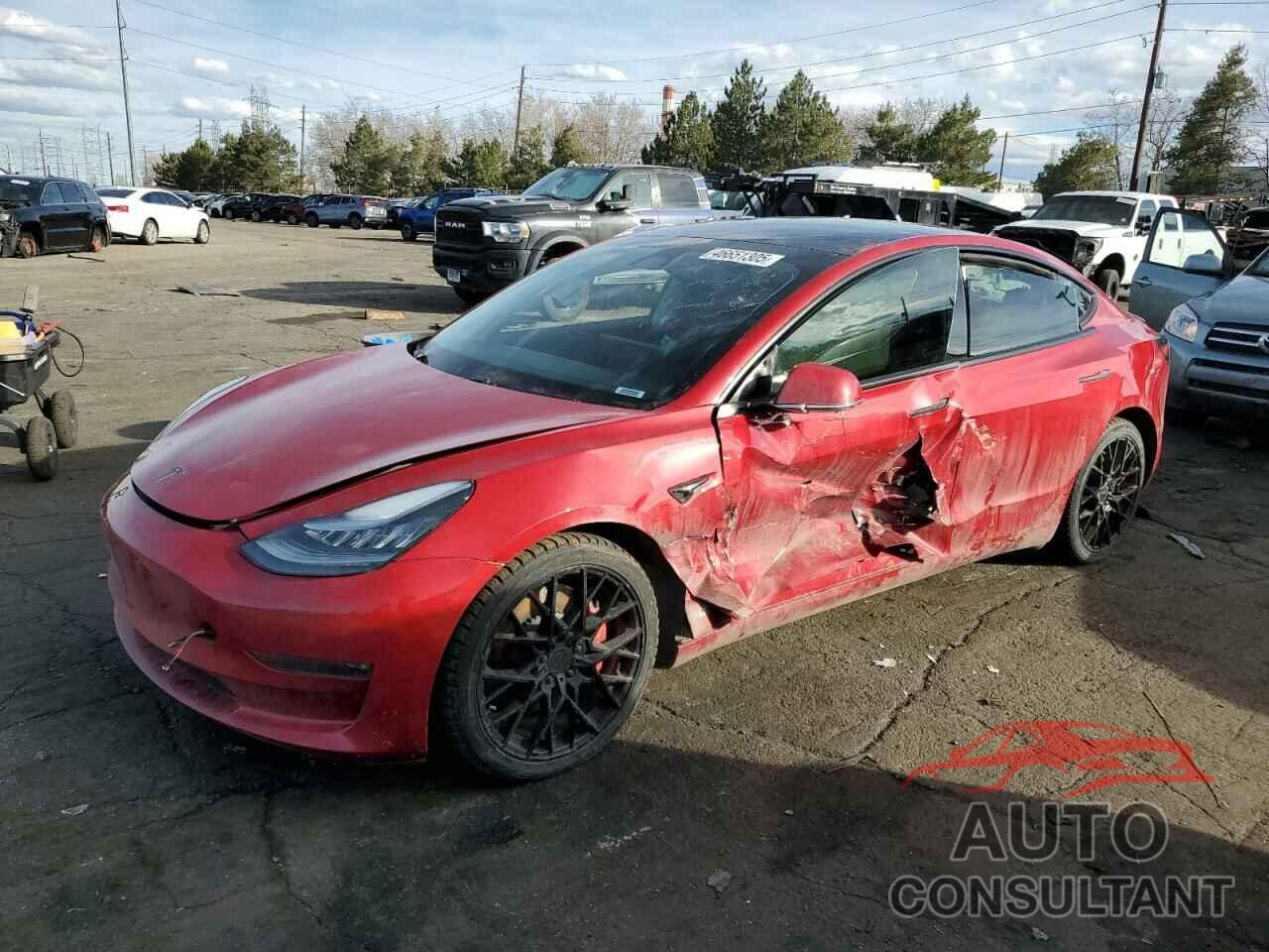 TESLA MODEL 3 2019 - 5YJ3E1EB6KF392968
